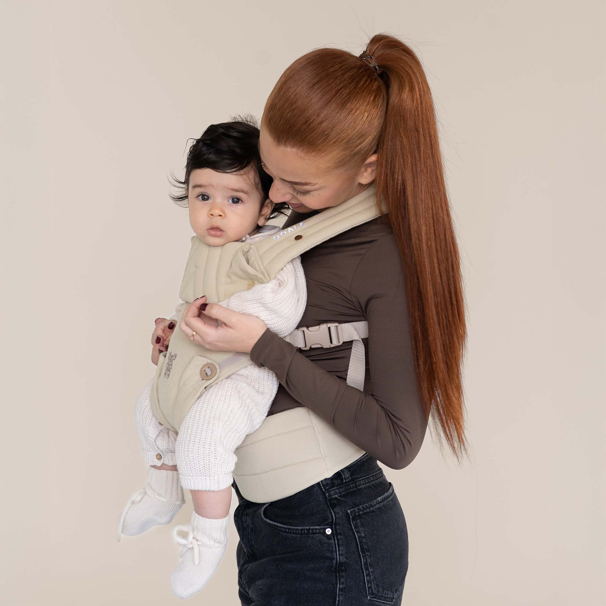 QOALÉ Solace Baby Carrier – Luxury & Comfort for Parents